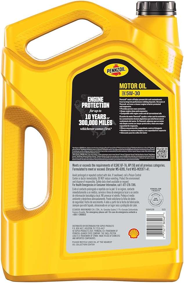 Pennzoil 5W-30 Motor Oil, 5 Quart - Image 3