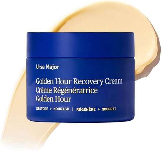 Ursa Major Golden Hour Face Moisturizer | Vegan Recovery Cream for Daily Facial Moisturizing | Repair & Hydrate | Natural Formula for All Skin Types | Cruelty Free & Non-Toxic 1.57 oz - Image 1
