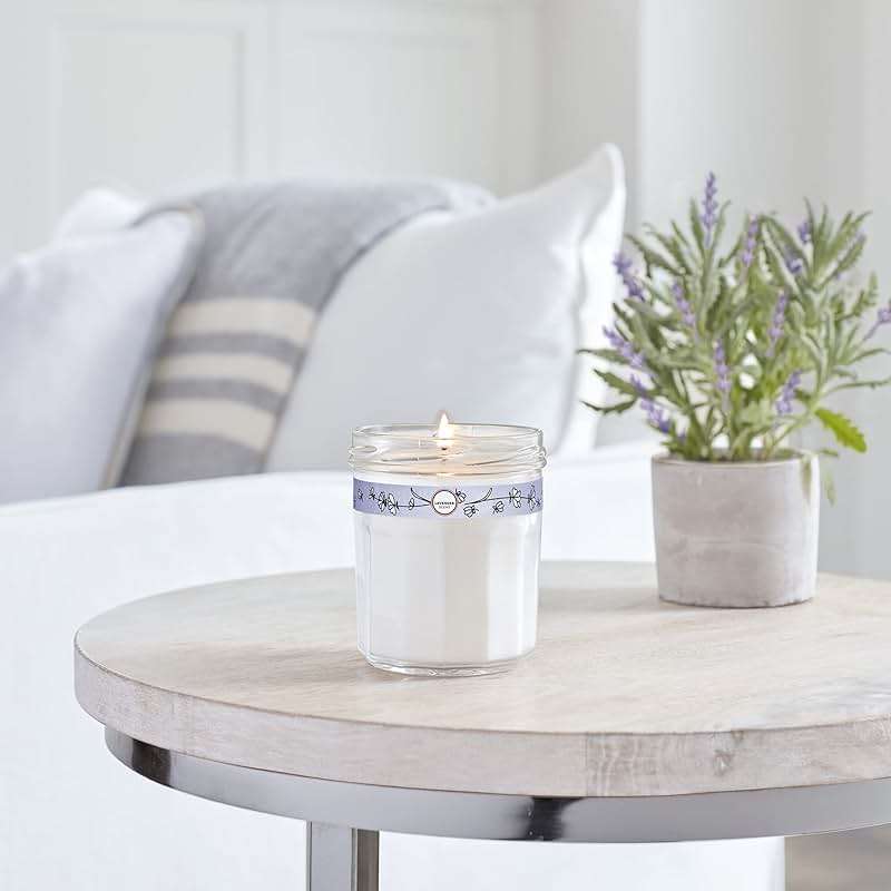 MRS. MEYER'S CLEAN DAY Lavender Soy Candle, Garden-Inspired Aromatherapy Homekeeping, 35 Hour Burn Time, Made with Essential Oils, 7.2 oz Large Glass Jar Candles (Pack of 2) - Image 6