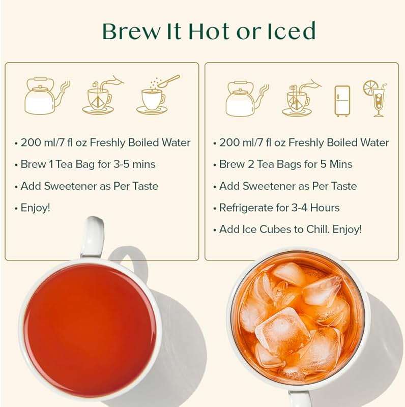 VAHDAM, India's Original Masala Chai Tea (30 Pyramid Tea Bags) Non GMO, Gluten Free, No Artificial Flavors | Blended w/Exotic Spices | Chai Tea Bags | Resealable Ziplock Pouch - Image 7