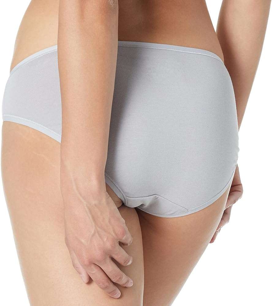 Amazon Essentials Women's Cotton Stretch High-Cut Bikini Panty, Multipack - Image 2
