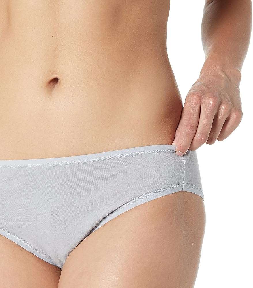 Amazon Essentials Women's Cotton Stretch High-Cut Bikini Panty, Multipack - Image 3