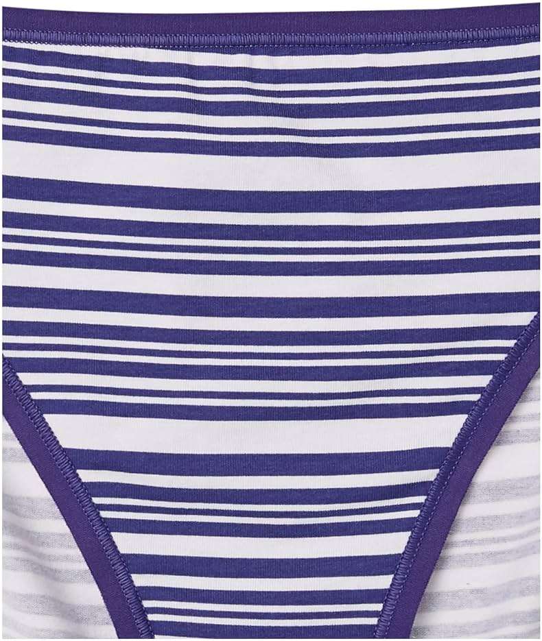 Amazon Essentials Women's Cotton Stretch High-Cut Bikini Panty, Multipack - Image 6