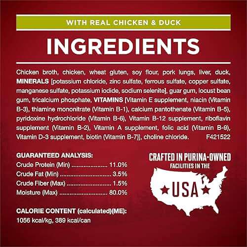 Purina ONE True Instinct Tender Cuts in Gravy with Real Turkey and Venison, and with Real Chicken and Duck High Protein Wet Dog Food Variety Pack - (Pack of 6) 13 Oz. Cans - Image 8