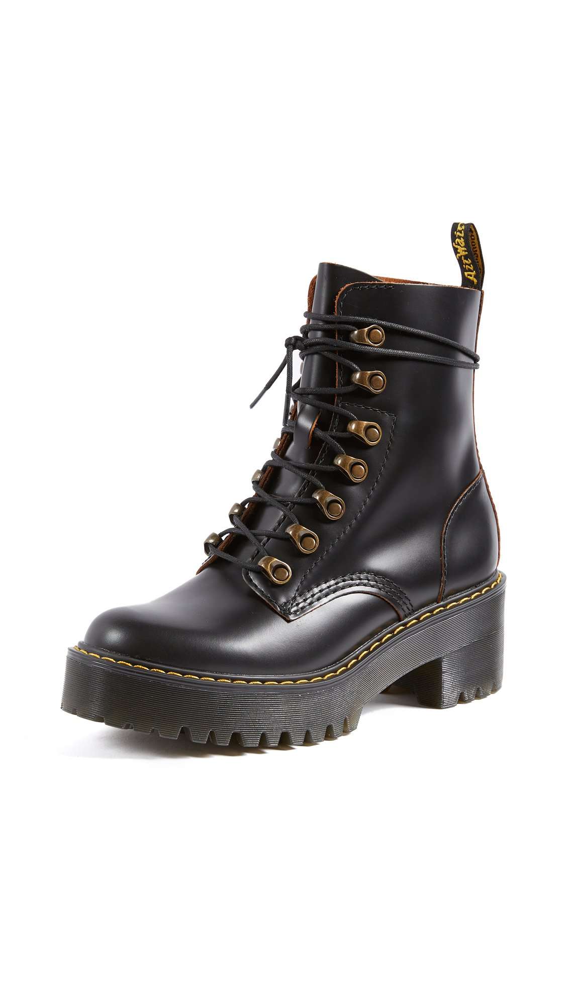 Dr. Martens Women's Leona Leather Heeled Boot - Image 1