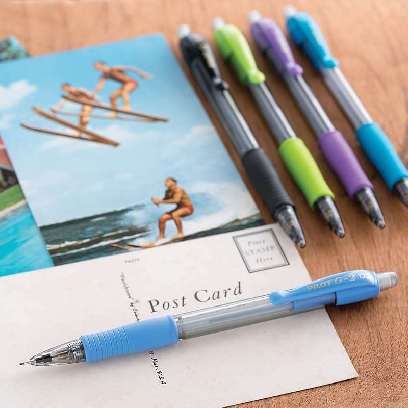 Pilot Mechanical Pencil (31776),Black/ Lime/ Purple/ Turquoise/ Periwinkle,0.7mm - Image 4
