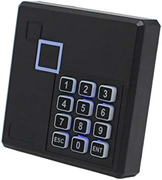 MENGQI-CONTROL Proximity RFID ID Card Door Access Control Keypad Reader 125KHz Wiegand 26/34 Bit Black Color - Image 3