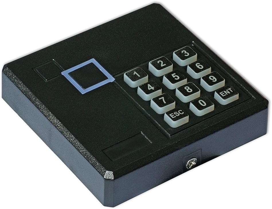 MENGQI-CONTROL Proximity RFID ID Card Door Access Control Keypad Reader 125KHz Wiegand 26/34 Bit Black Color - Image 5