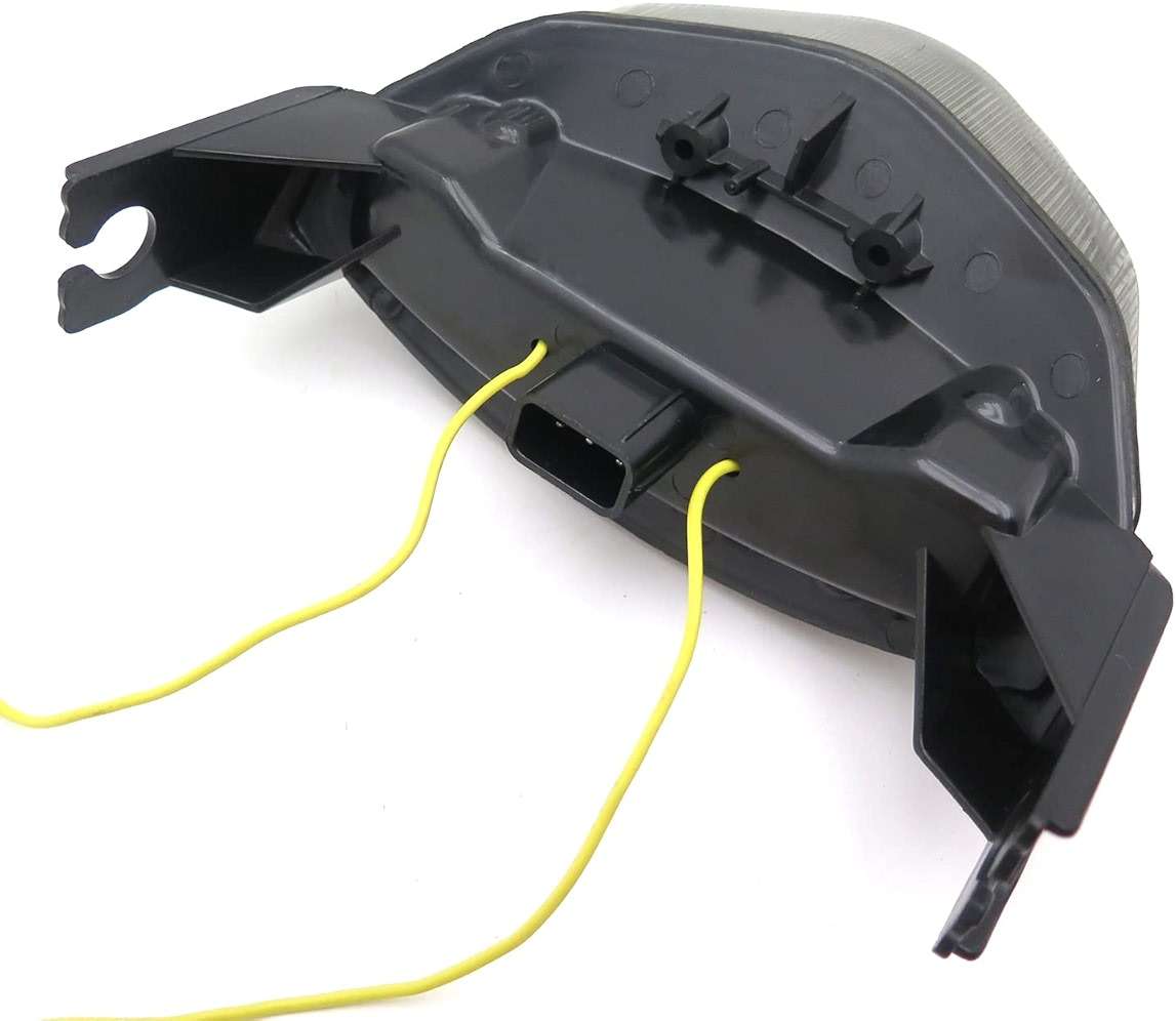 HTTMT - For 2005 2006 Suzuki GSXR 1000 GSX-R1000 Smoke LED Turn Signal Tail lights lens [P/N: MT196+181-SM] - Image 5