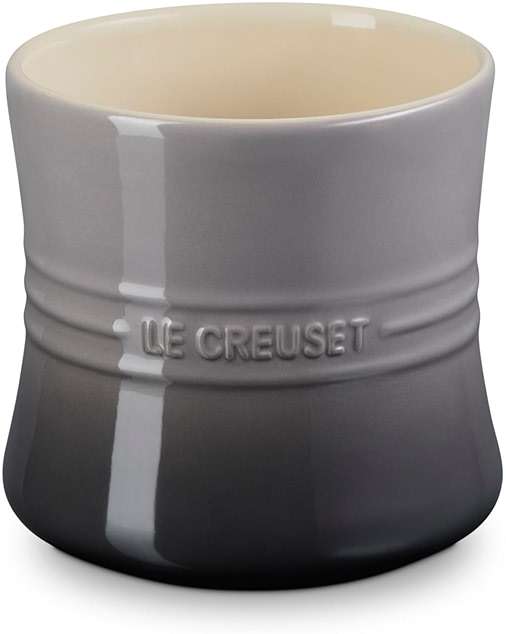 Le Creuset Stoneware Utensil Crock, 2.75 qt., Oyster - Image 1