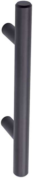 Amazon Basics Euro Bar Cabinet Handles, Drawer Pulls, 5.38-inch Length, 3-inch Hole Center, 1/2-inch Diameter, Matte Black, 10-Pack, AB1500-FB-10 - Image 4