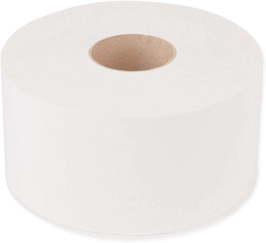 Tork 12024402 Mini Jumbo Bath Tissue Roll, 2-Ply, White - Image 2