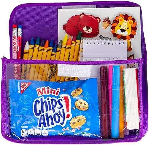 Nabisco Fun Shapes Variety Pack, Barnum's Animal Crackers, Teddy Grahams and CHIPS AHOY! Cookies, 20 Snack Packs - Image 8