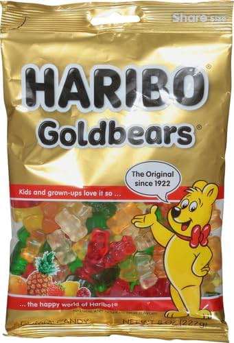 HARIBO Gummi Candy, Original Goldbears, 8 oz. Bag - Image 3