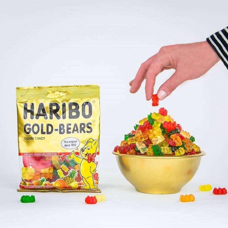 HARIBO Gummi Candy, Original Goldbears, 8 oz. Bag - Image 6