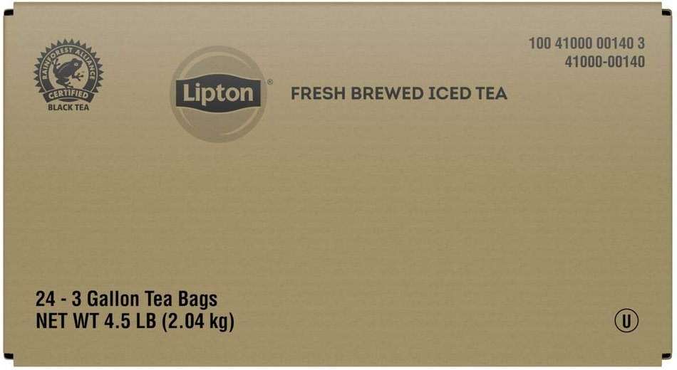 Lipton Black Unsweetened Iced Tea Bags, Makes 3 Gallons, 24 Count - Image 7