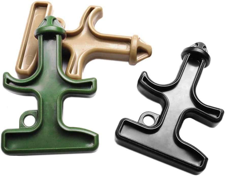 3pcs Pack Mixed Colors Portable Stinger Duron Steel Drill POM Protect Combat Tool Key Chain Outdoor Camping Survival Tactical Kits (Mixed 3 Colors in Package) - Image 1