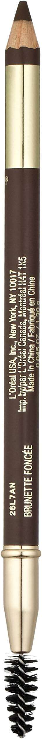 L'Oréal Paris Brow Stylist Designer Brow Pencil, Dark Brunette, 0.045 oz. - Image 4