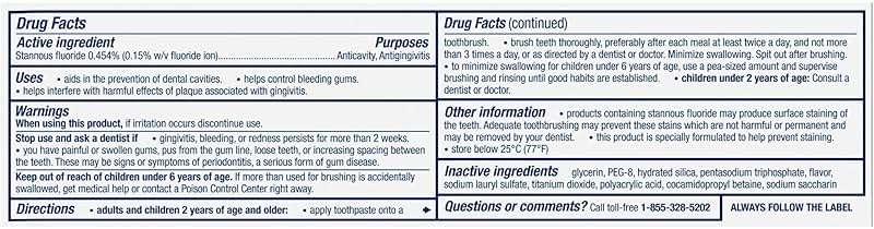 Parodontax Toothpaste for Bleeding Gums, Gingivitis Treatment and Cavity Prevention, Clean mint - 3.4 Ounces - Image 8