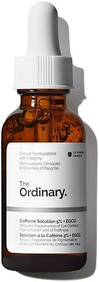 The Ordinary Caffeine Solution 5% + EGCG Eye Serum, Depuffing Eye Serum for Dark Circles and Tired Eyes - Image 2
