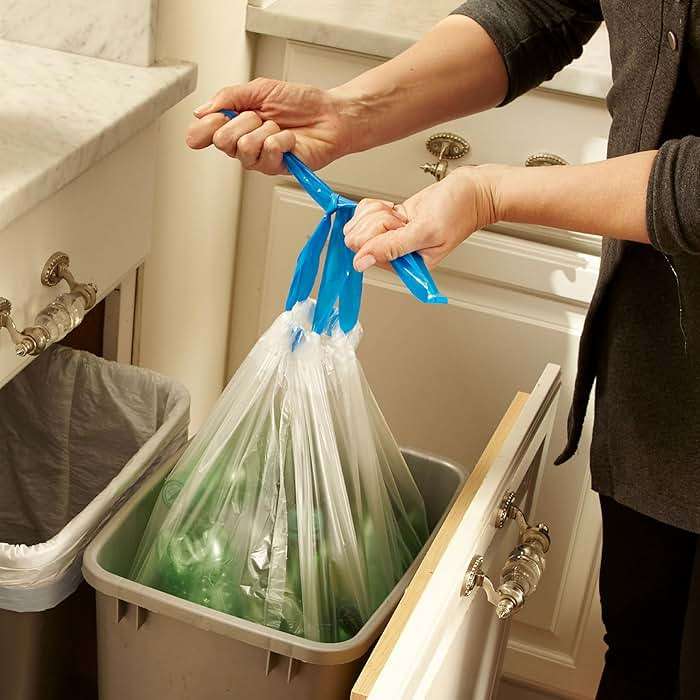 Hefty Recycling Trash Bags, Clear, 13 Gallon, 60 Count Packaging May Vary - Image 5