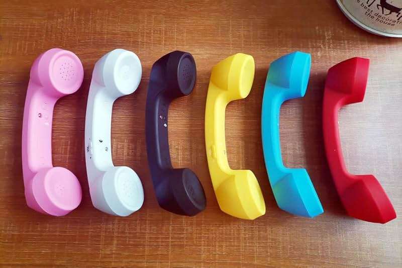 ENJOY-UNIQUE Retro Phone Handset for Cell Phone, Wireless Bluetooth Retro Telephone Handset Mic Headphones Comfort Retro Cell Phone Handset Mic Speaker Phone Call Receiver - Image 7