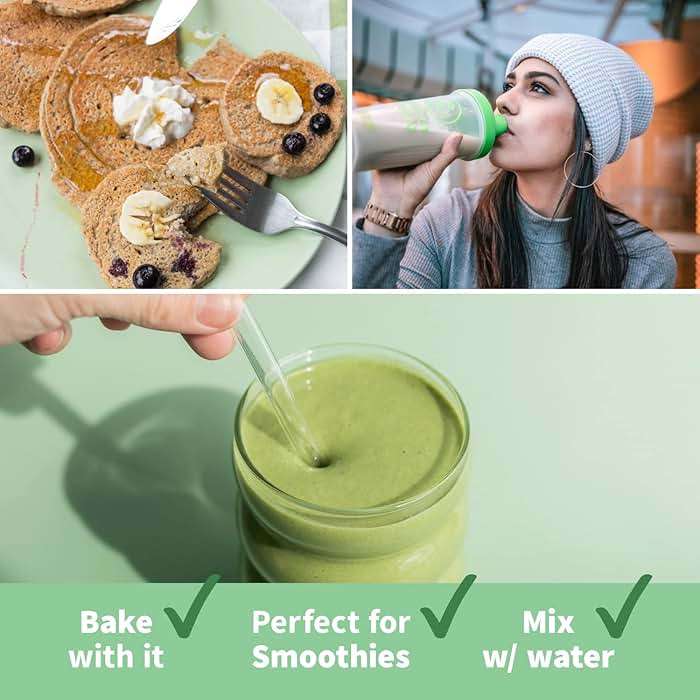 Sprout Living Epic Protein, Plant Based Protein & Superfoods Powder, Vanilla Lucuma Powder | 20 Grams Organic Protein Powder, Vegan, Non Dairy, Non-GMO, Gluten Free, Low Sugar (1 Pound, 12 Servings) - Image 5