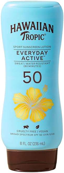 Hawaiian Tropic Everyday Active Sunscreen Lotion, SPF 50 Sunblock, 8 Fl Oz - Image 1