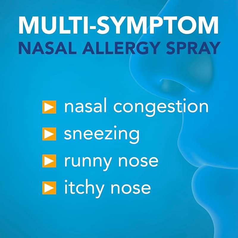GoodSense Multi-Symptom Nasal Allergy Spray, Triamcinolone Acetonide Nasal Allergy Spray, 55 mcg per spray, 0.57 Fluid Ounces - Image 8
