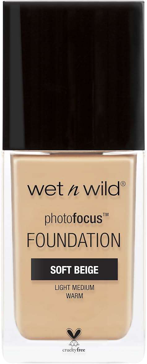 wet n wild Photo Focus Matte Liquid Foundation Soft Beige, Vegan & Cruelty-Free - Image 3