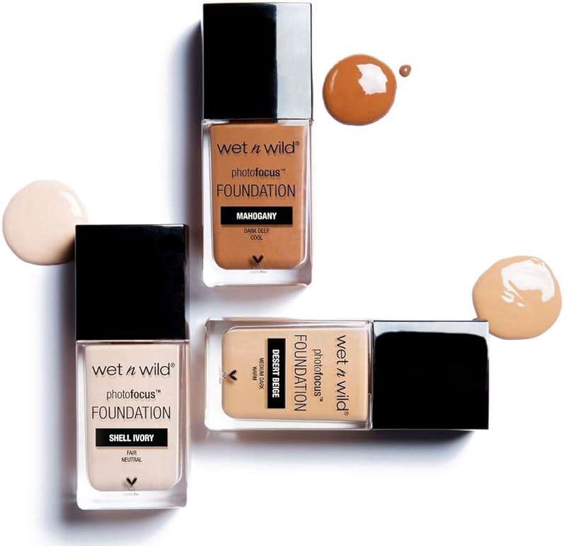 wet n wild Photo Focus Matte Liquid Foundation Soft Beige, Vegan & Cruelty-Free - Image 10