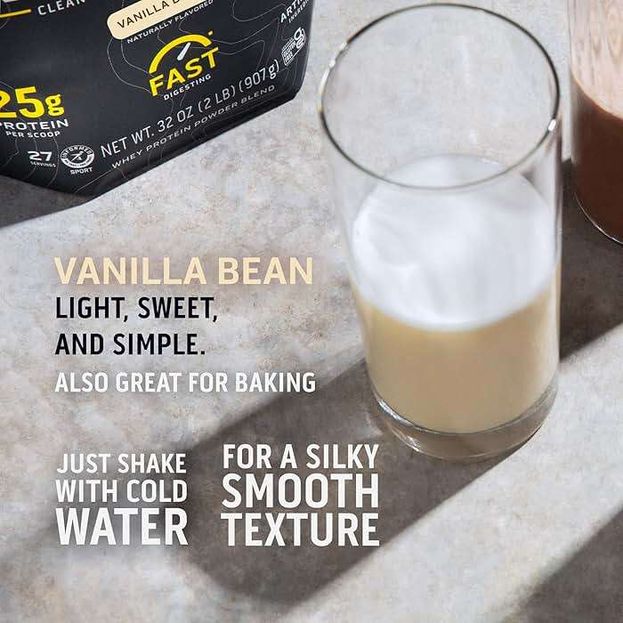Ascent 100% Whey, Native Whey Protein Blend - Clean Post Workout Recovery, Digesting, Zero Artificial Flavors & Sweeteners, Gluten Free, 5.5g BCAA, 2.6g Leucine, Vanilla Bean 4 lb. - Image 6