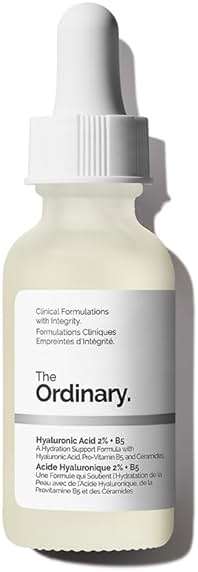 The Ordinary Hyaluronic Acid 2% + B5 (with Ceramides), Multi-Depth Hydration Serum for Plumper, Smoother Skin - Image 1