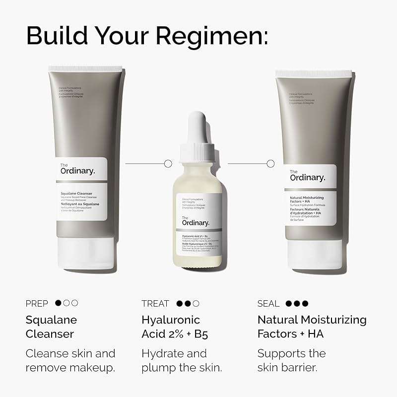 The Ordinary Hyaluronic Acid 2% + B5 (with Ceramides), Multi-Depth Hydration Serum for Plumper, Smoother Skin - Image 6