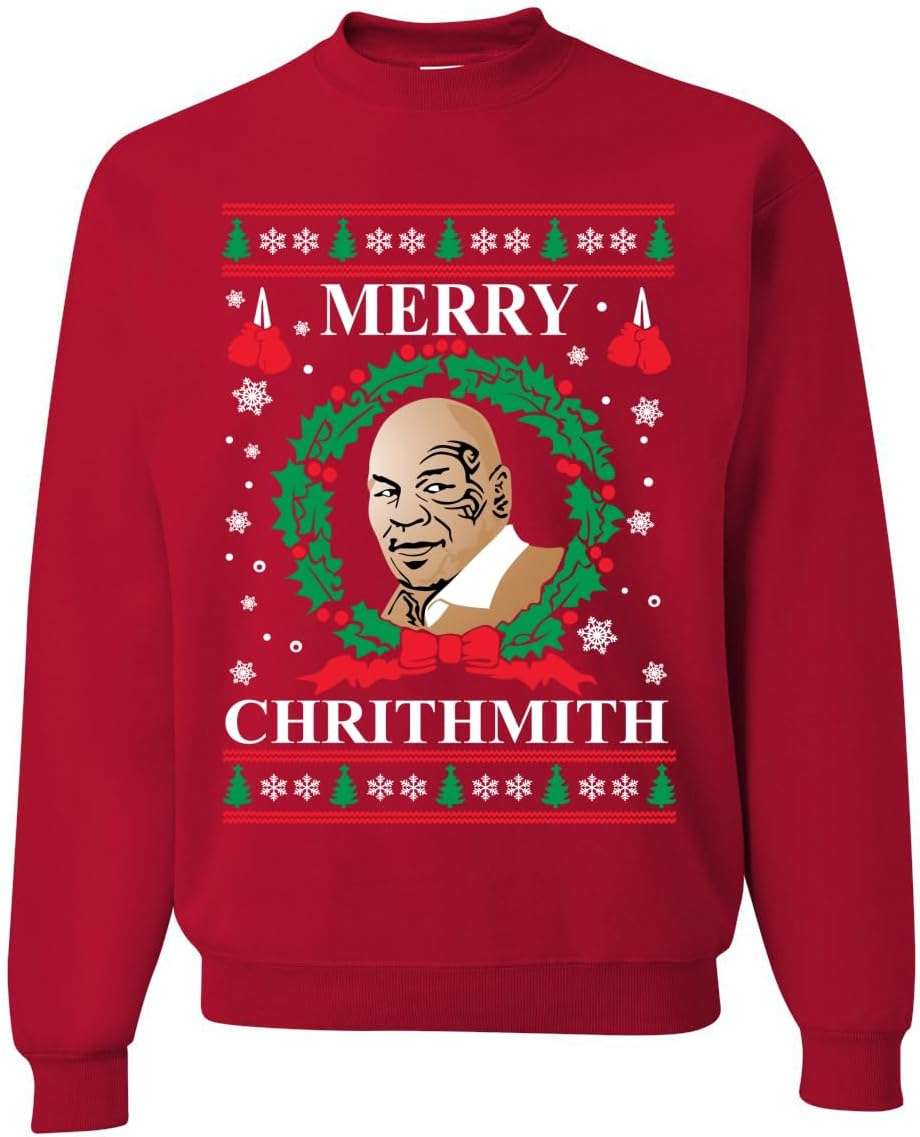 Wild Bobby Merry Chrithmith Ugly Christmas Sweater Unisex Crewneck Graphic Sweatshirt - Image 1