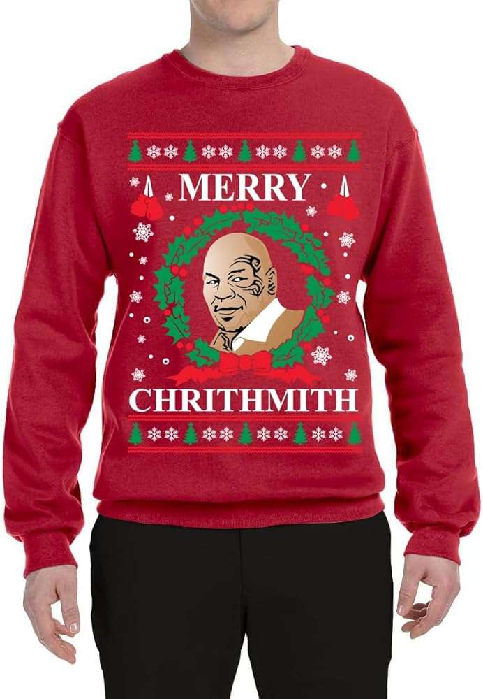 Wild Bobby Merry Chrithmith Ugly Christmas Sweater Unisex Crewneck Graphic Sweatshirt - Image 3