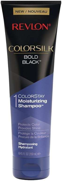 Revlon Colorsilk Care Shampoo, Black, 8.45 Fluid Ounce - Image 1