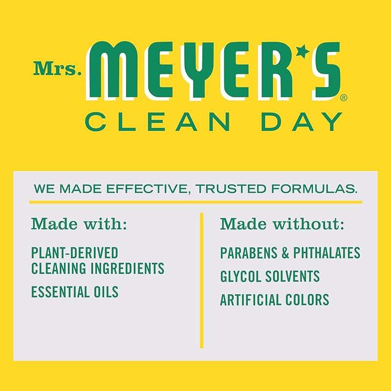 MRS. MEYER'S CLEAN DAY Multi-Surface Everyday Cleaner, Honeysuckle Scent, 16 Fl Oz Bottle - 3 Pack - Image 4