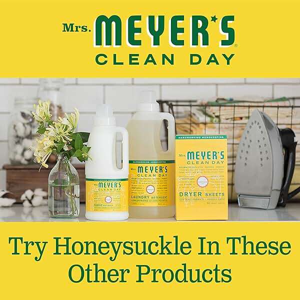 MRS. MEYER'S CLEAN DAY Multi-Surface Everyday Cleaner, Honeysuckle Scent, 16 Fl Oz Bottle - 3 Pack - Image 8