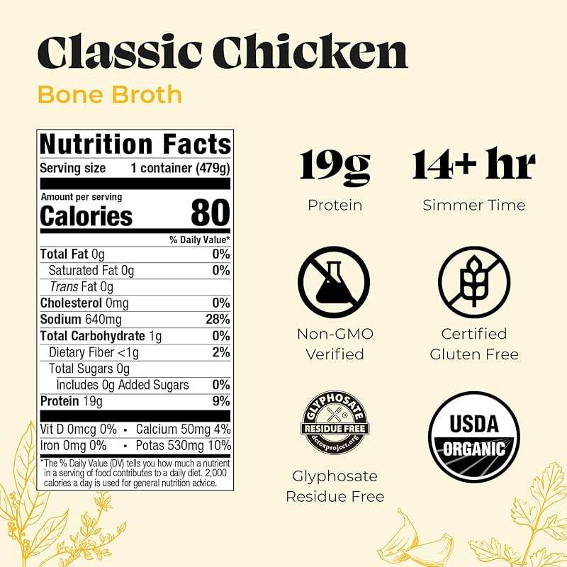 Kettle & Fire, Bone Broth, Chicken, 16.9 Oz - Image 2