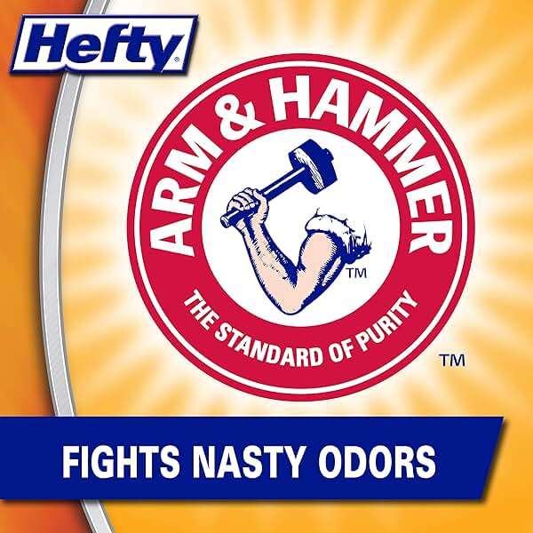 Hefty Small Trash Bags, Flap Tie, Lavender & Sweet Vanilla Scent, 4 Gallon, 26 Count - Image 6