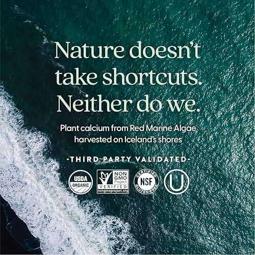 New Chapter Bone Strength Take Care - Bone & Heart Health Supplement - Clinically Studied Plant Calcium from Red Marine Algae - Vegan, Organic, Gluten Free & Kosher - 120 Slim Tablets - Image 5