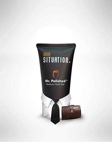 Hair Situation Medium Hold Hair Styling Gel Mr. Polished, Alcohol-Free, Anti-Frizz, No-Flaking, All Day Hold, Low Shine, Made with Vitamins to Strengthen and Volumize Hair, For all Hair Types 7 Fl Oz - Image 5