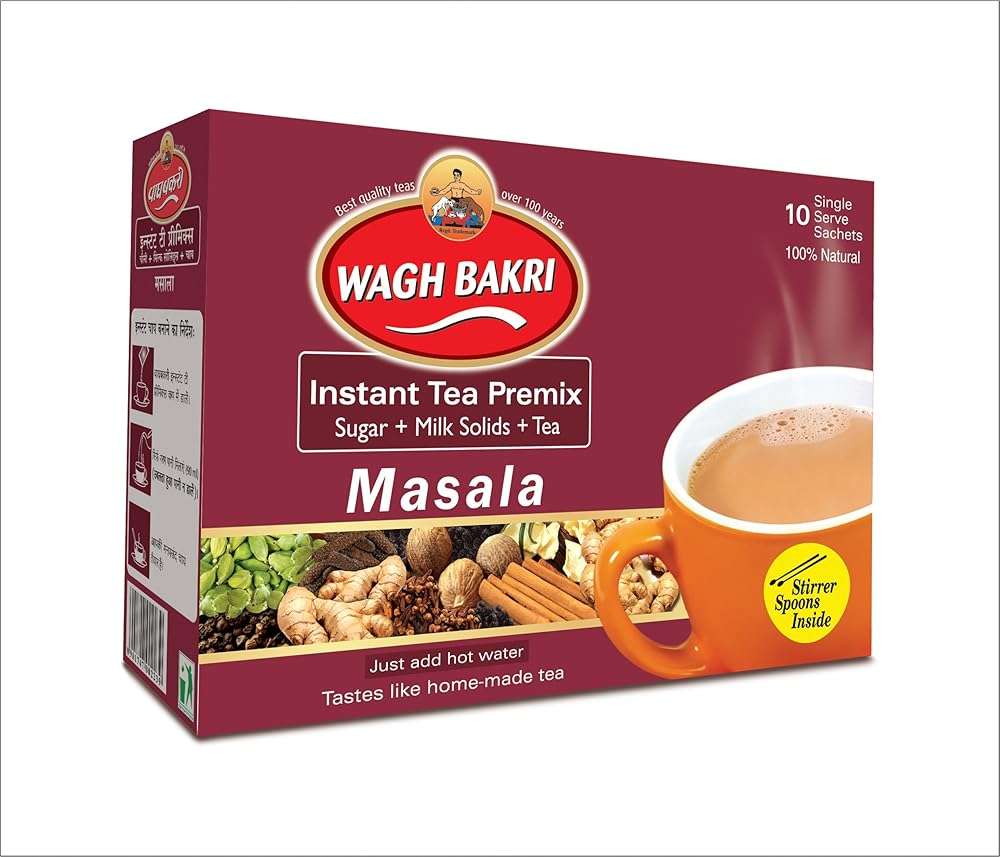 Wagh Bakri Instant Tea Premix Elaichiginger & Masala Combo Pack - Image 2