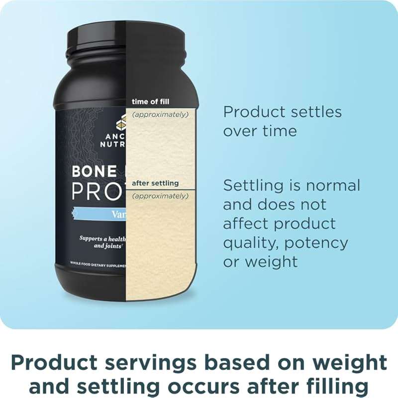 Ancient Nutrition Grass Fed, Bone Broth Protein Powder, 20g Protein, Hydrolyzed Collagen Peptides, Keto & Paleo Friendly, Supports Joint, Gut Health, Vanilla, 40 Servings - Image 8