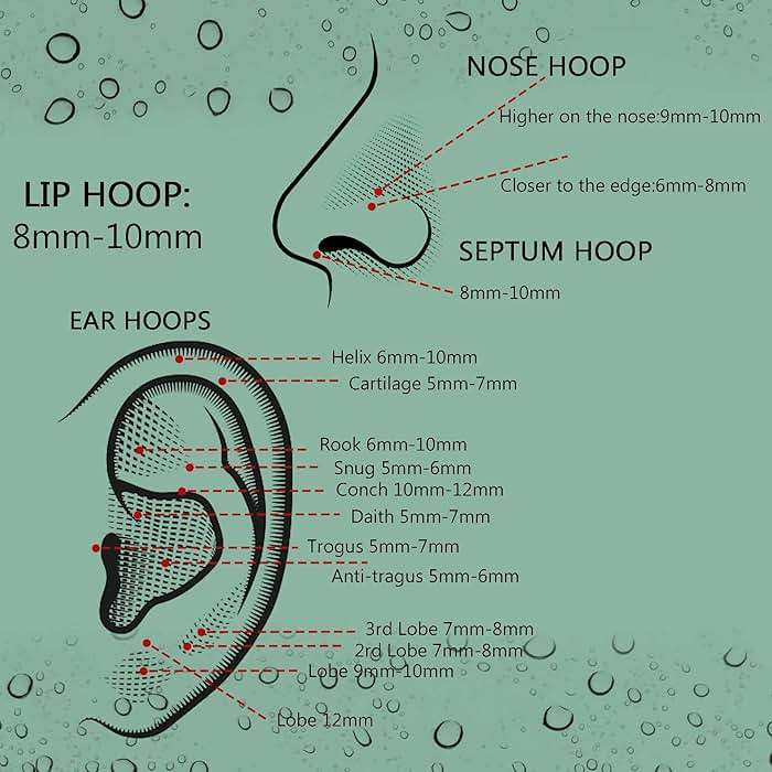 Jstyle 5Pcs 316L Surgical Steel Septum Rings Nose Rings Hoop 16G 18G 20G Hinged Clicker Hoop Nose Rings for Women Men Cartilage Hoop Earring Lip Helix Rook Tragus Conch Septum Nose Piercing Jewelry - Image 6