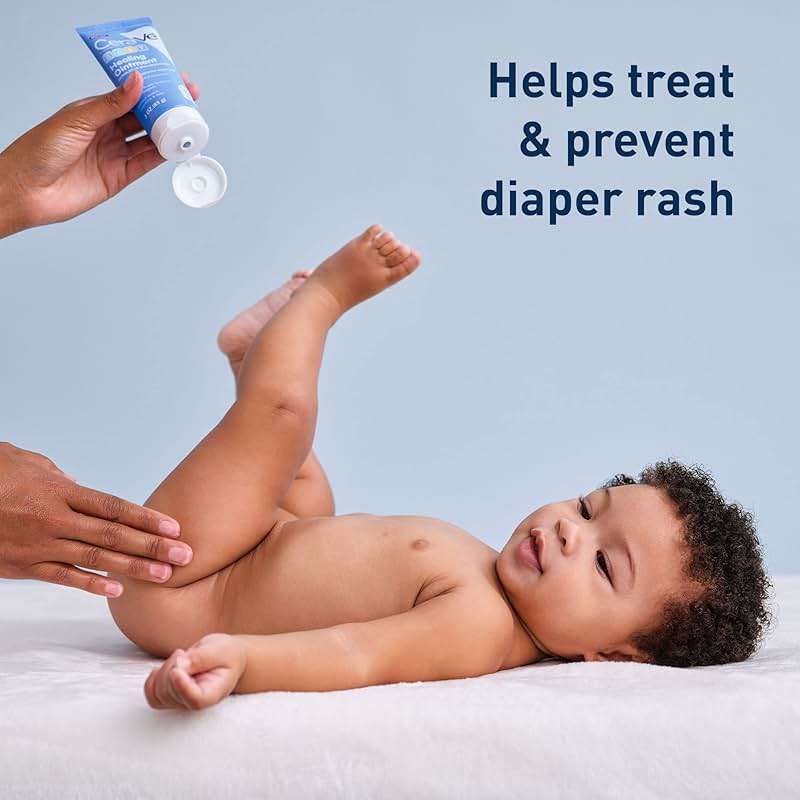 CeraVe Diaper Rash Cream, Baby Healing Ointment for Extra Dry, Cracked Skin, Diaper Cream with Ceramides & Vitamin E, Lanolin, Fragrance, Paraben, Dye, Phthalates & Sulfate Free, 3 Ounce - Image 2