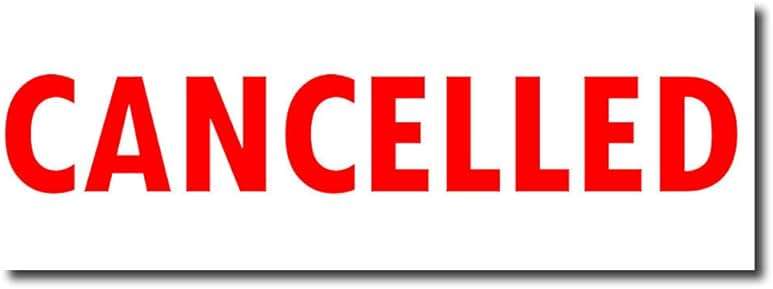 Office Stamp - Large Pre-Inked Cancelled Stamp with Vibrant Red Ink, Ideal for Relationship Managers, 7/8 x 2-1/4 Size, Quality and Durable, Ideal for Efficient Document Management and Office Use - Image 2