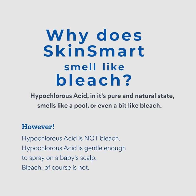 SkinSmart Antimicrobial Eczema Therapy with Hypochlorous Acid, Safely Removes Bacteria so Skin Can Heal, for Adults, Kids and Seniors, 8 Ounce Clear Spray - Image 7