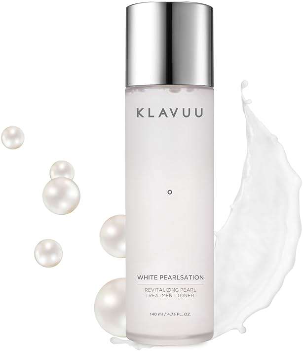 KLAVUU Hydrating Milky Toner with Pearl & Niacinamide – Facial Toner for Skin Glow, Wrinkle Care & Moisture Balance, Korean Skincare (4.76oz) - Image 1